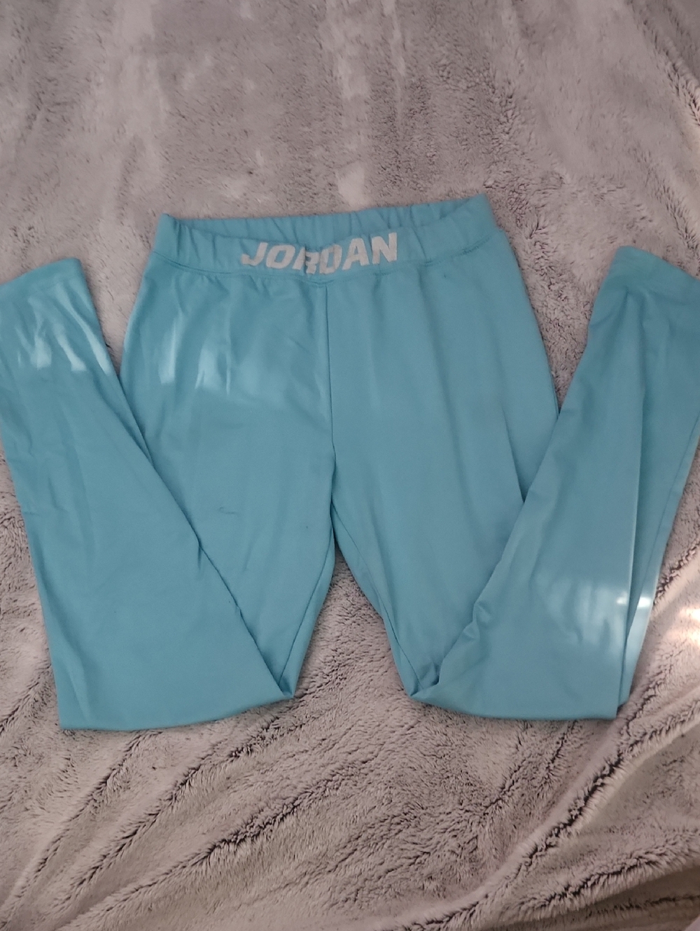 Jordan Kids Sky Blue Leggings with Logo Waistband